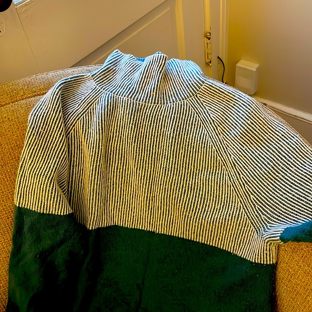 Merino/ Cashmere blend cowl neck sweater